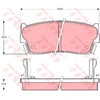 Image de Kit De Plaquettes De Frein, Frein À Disque Gdb3183 Trw Trw Gdb3183 Suzuki