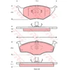 Image de Kit De Plaquettes De Frein, Frein À Disque Gdb1375 Trw Trw Gdb1375 Volkswagen