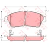 Image de Kit De Plaquettes De Frein, Frein À Disque Gdb3207 Trw Trw Gdb3207 Toyota
