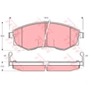 Image de Kit De Plaquettes De Frein, Frein À Disque Gdb3211 Trw Trw Gdb3211 Daewoo;Hyundai;Ssangyong