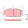 Image de Kit De Plaquettes De Frein, Frein À Disque Cotec Gdb3214 Trw Trw Gdb3214 Daihatsu