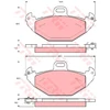 Image de Kit De Plaquettes De Frein, Frein À Disque Cotec Gdb1353 Trw Trw Gdb1353 Renault