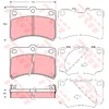 Image de Kit De Plaquettes De Frein, Frein À Disque Gdb3219 Trw Trw Gdb3219 Daihatsu