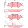 Image de Kit De Plaquettes De Frein, Frein À Disque Gdb3224 Trw Trw Gdb3224 Kia