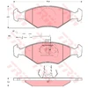 Image de Kit De Plaquettes De Frein, Frein À Disque Gdb1393 Trw Trw Gdb1393 Fiat