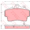 Image de Kit De Plaquettes De Frein, Frein À Disque Gdb1394 Trw Trw Gdb1394 Porsche