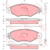 Image de Kit De Plaquettes De Frein, Frein À Disque Cotec Gdb1402 Trw Trw Gdb1402 Nissan;Renault