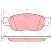 Image de Kit De Plaquettes De Frein, Frein À Disque Cotec Gdb1401 Trw Trw Gdb1401 Jaguar;Lincoln