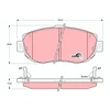 Image de Kit De Plaquettes De Frein, Frein À Disque Cotec Gdb3235 Trw Trw Gdb3235 Lexus;Toyota