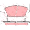 Image de Kit De Plaquettes De Frein, Frein À Disque Cotec Gdb3186 Trw Trw Gdb3186 Honda;Mg