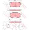 Image de Kit De Plaquettes De Frein, Frein À Disque Cotec Gdb3236 Trw Trw Gdb3236 Daihatsu;Nissan;Suzuki
