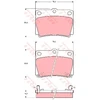 Image de Kit De Plaquettes De Frein, Frein À Disque Cotec Gdb3239 Trw Trw Gdb3239 Mitsubishi