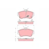 Image de Kit De Plaquettes De Frein, Frein À Disque Cotec Gdb4118 Trw Trw Gdb4118 Chrysler;Dodge