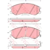 Image de Kit De Plaquettes De Frein, Frein À Disque Cotec Gdb3244 Trw Trw Gdb3244 Hyundai;Ssangyong