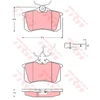 Image de Kit De Plaquettes De Frein, Frein À Disque Gdb1417 Trw Trw Gdb1417 Audi