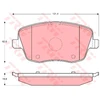 Image de Kit De Plaquettes De Frein, Frein À Disque Cotec Gdb1414 Trw Trw Gdb1414 Seat;Skoda;Volkswagen