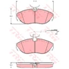 Image de Kit De Plaquettes De Frein, Frein À Disque Cotec Gdb1425 Trw Trw Gdb1425 Citroen;Fiat;Peugeot