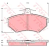 Image de Kit De Plaquettes De Frein, Frein À Disque Cotec Gdb1437 Trw Trw Gdb1437 Seat;Volkswagen