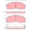 Image de Kit De Plaquettes De Frein, Frein À Disque Gdb3261 Trw Trw Gdb3261 Kia