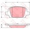 Image de Kit De Plaquettes De Frein, Frein À Disque Gdb1412 Trw Trw Gdb1412 Opel;Vauxhall