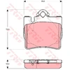 Image de Kit De Plaquettes De Frein, Frein À Disque Cotec Gdb1455 Trw Trw Gdb1455 Mercedes-Benz