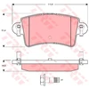 Image de Kit De Plaquettes De Frein, Frein À Disque Cotec Gdb1470 Trw Trw Gdb1470 Nissan;Opel;Renault