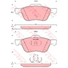 Image de Kit De Plaquettes De Frein, Frein À Disque Gdb3272 Trw Trw Gdb3272 Nissan