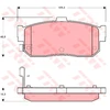 Image de Kit De Plaquettes De Frein, Frein À Disque Gdb3274 Trw Trw Gdb3274 Infiniti;Nissan