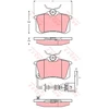 Image de Kit De Plaquettes De Frein, Frein À Disque Cotec Gdb1475 Trw Trw Gdb1475 Seat;Skoda;Volkswagen