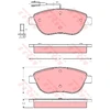 Image de Kit De Plaquettes De Frein, Frein À Disque Cotec Gdb1483 Trw Trw Gdb1483 Abarth;Fiat;Lancia