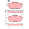 Image de Kit De Plaquettes De Frein, Frein À Disque Cotec Gdb1484 Trw Trw Gdb1484 Alfa Romeo;Fiat;Lancia