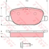 Image de Kit De Plaquettes De Frein, Frein À Disque Gdb1490 Trw Trw Gdb1490 Lancia