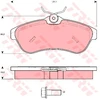 Image de Kit De Plaquettes De Frein, Frein À Disque Cotec Gdb1496 Trw Trw Gdb1496 Citroen;E.go