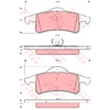Image de Kit De Plaquettes De Frein, Frein À Disque Cotec Gdb4127 Trw Trw Gdb4127 Jeep