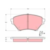 Image de Kit De Plaquettes De Frein, Frein À Disque Gdb3302 Trw Trw Gdb3302 Mazda