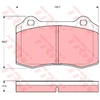 Image de Kit De Plaquettes De Frein, Frein À Disque Gdb1513 Trw Trw Gdb1513 Citroen;Ds;Jaguar;Peugeot;Seat;Volvo