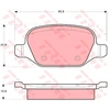 Image de Kit De Plaquettes De Frein, Frein À Disque Gdb1520 Trw Trw Gdb1520 Alfa Romeo