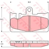 Image de Kit De Plaquettes De Frein, Frein À Disque Gdb3323 Trw Trw Gdb3323 Lexus