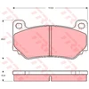 Image de Kit De Plaquettes De Frein, Frein À Disque Gdb1568 Trw Trw Gdb1568 Mg