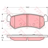 Image de Kit De Plaquettes De Frein, Frein À Disque Cotec Gdb3348 Trw Trw Gdb3348 Chevrolet;Daewoo