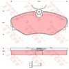 Image de Kit De Plaquettes De Frein, Frein À Disque Gdb1574 Trw Trw Gdb1574 Renault
