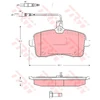 Image de Kit De Plaquettes De Frein, Frein À Disque Cotec Gdb1594 Trw Trw Gdb1594 Peugeot