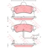 Image de Kit De Plaquettes De Frein, Frein À Disque Gdb1581 Trw Trw Gdb1581 Ford