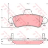 Image de Kit De Plaquettes De Frein, Frein À Disque Gdb1580 Trw Trw Gdb1580 Ford