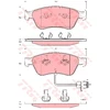 Image de Kit De Plaquettes De Frein, Frein À Disque Gdb1598 Trw Trw Gdb1598 Audi