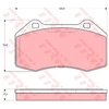 Image de Kit De Plaquettes De Frein, Frein À Disque Gdb1606 Trw Trw Gdb1606 Renault