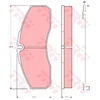Image de Kit De Plaquettes De Frein, Frein À Disque Cotec Gdb1610 Trw Trw Gdb1610 Iveco;Renault