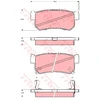 Image de Kit De Plaquettes De Frein, Frein À Disque Gdb3382 Trw Trw Gdb3382 Daewoo;Ssangyong