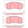 Image de Kit De Plaquettes De Frein, Frein À Disque Cotec Gdb3380 Trw Trw Gdb3380 Mitsubishi