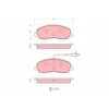 Image de Kit De Plaquettes De Frein, Frein À Disque Gdb1627 Trw Trw Gdb1627 Lancia